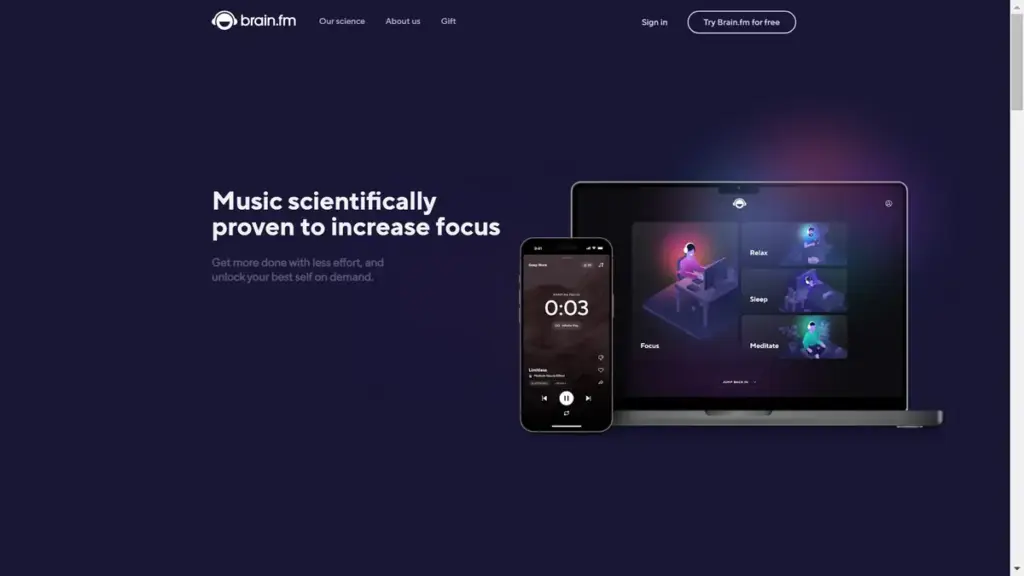Hero Image of Brain.fm