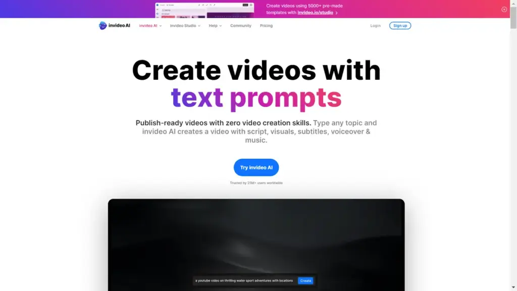 Hero Image of InVideo