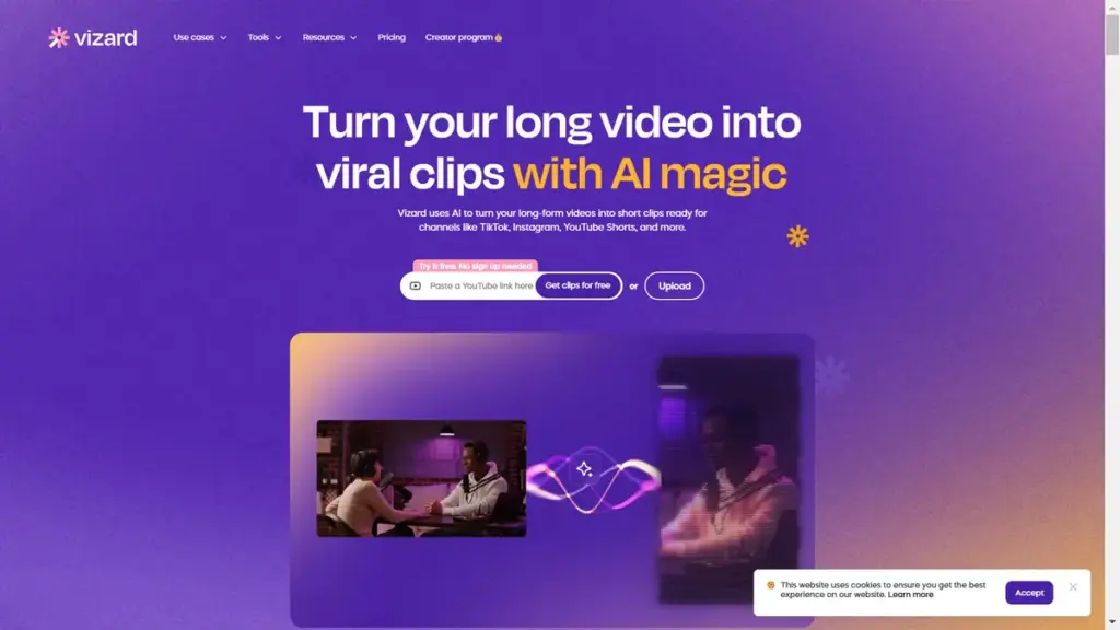 Hero Image of Vizard.ai